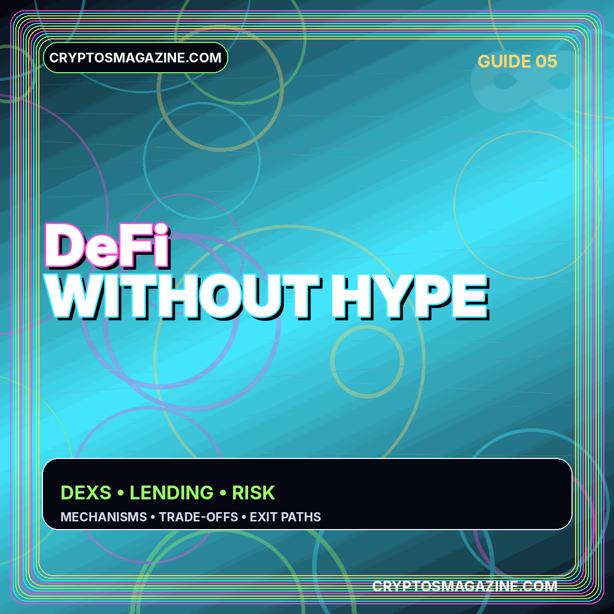 DeFi, Without the Hype editorial cover
