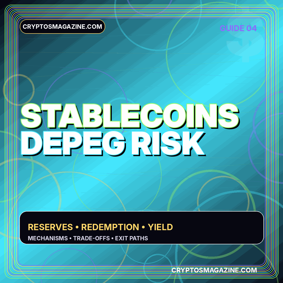 Stablecoins and Depeg Risk editorial cover